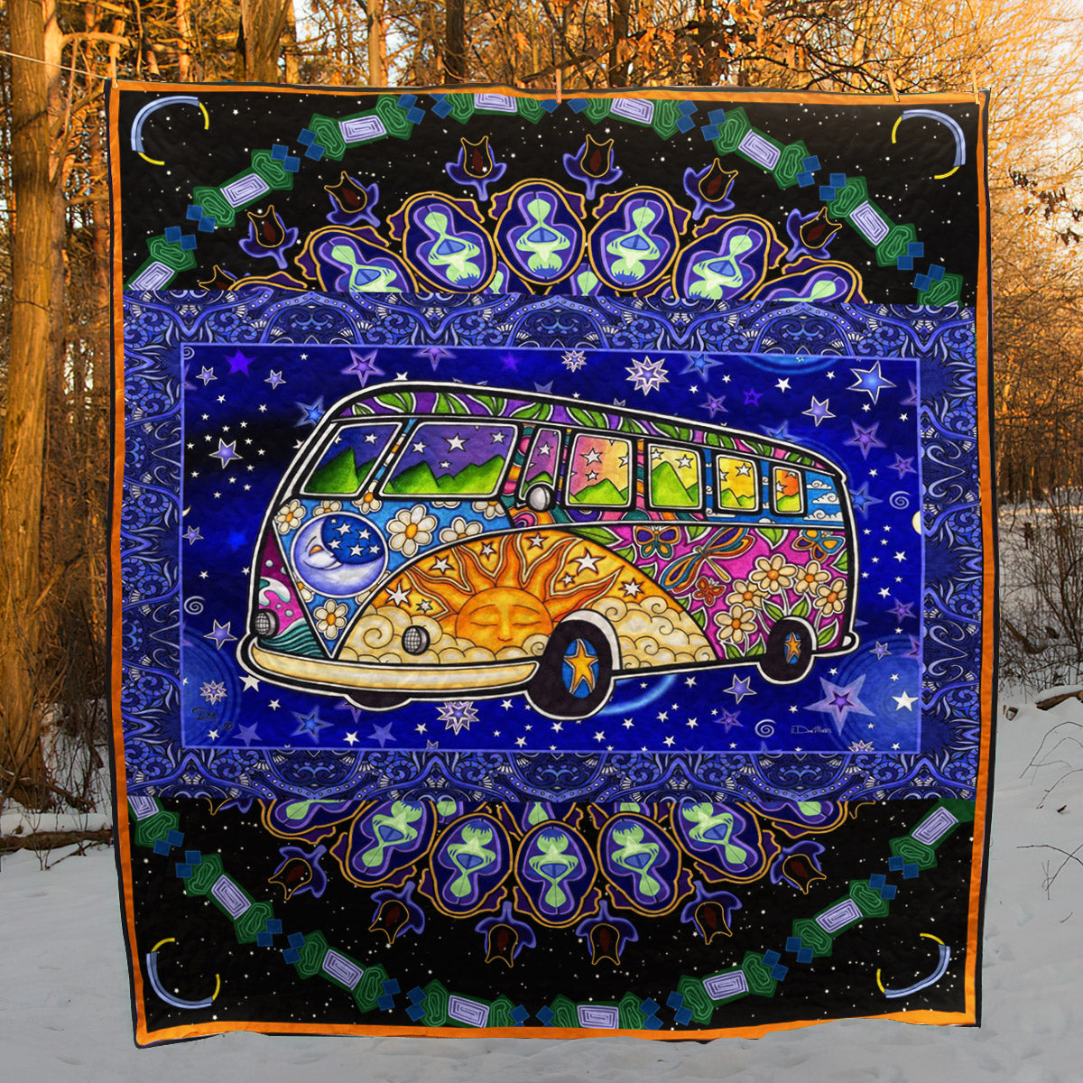 Hippie Ride To Star TD21110199 Quilt Blanket