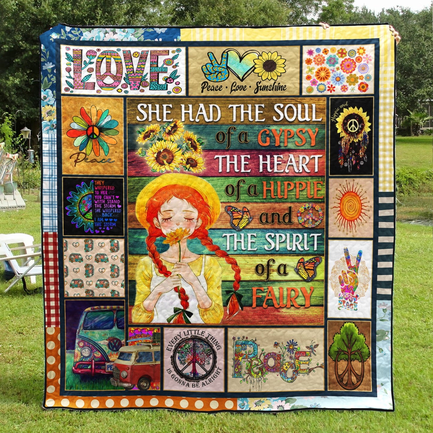 Hippie Soul  Quilt Blanket TL280604Y