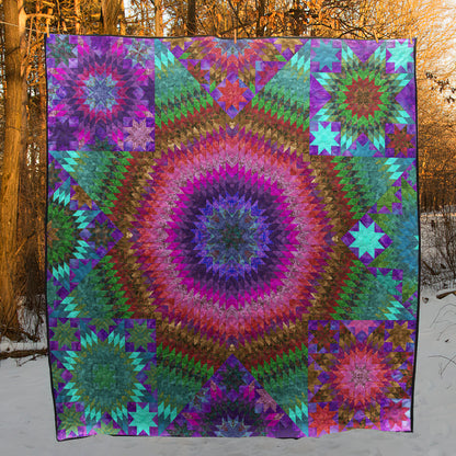 Hippie Star Art Quilt TL110703Y