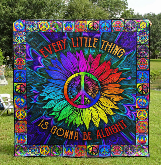 Hippie Sunflower Quilt Blanket HM050701Y