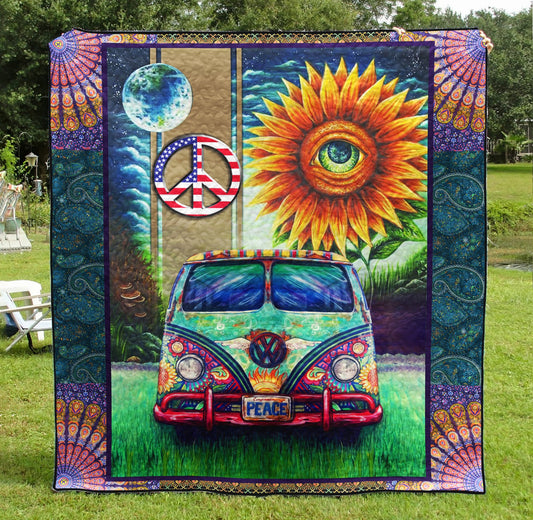 Hippie Van  Quilt Blanket TL200603Y