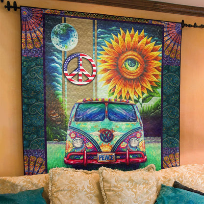 Hippie Van  Quilt Blanket TL200603Y