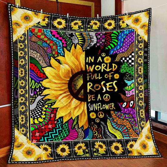 Hippie Wonderful World ND191011 Quilt Blanket