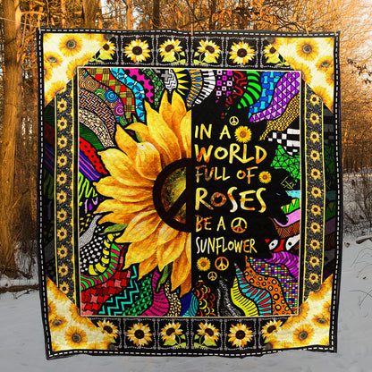 Hippie Wonderful World ND191011 Quilt Blanket