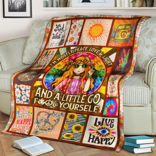 Hippie CL260845MDF Sherpa Fleece Blanket