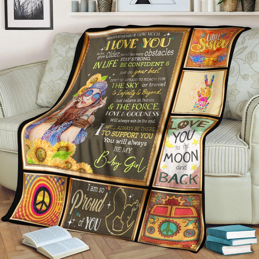 Hippie CL270838MDF Sherpa Fleece Blanket