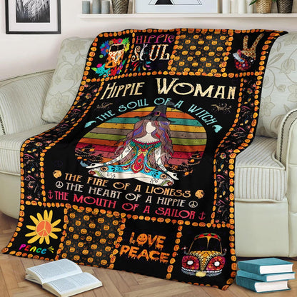 Hippie CL280836MDF Sherpa Fleece Blanket