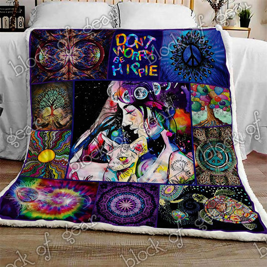 Hippie CL301103MDF Sherpa Fleece Blanket