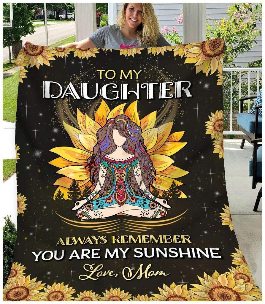 Hippie For Daughter CL11120628MDF Sherpa Fleece Blanket