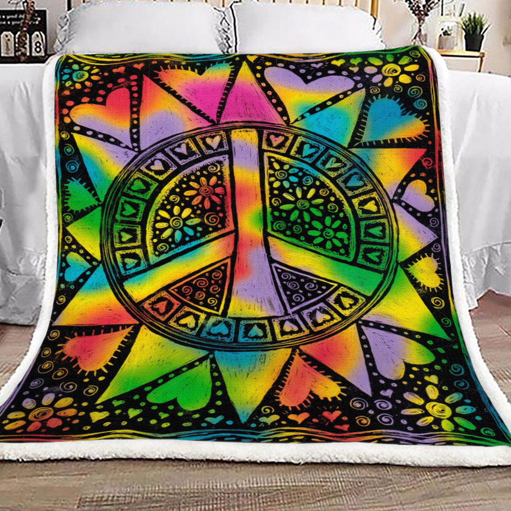 Hippie NN1809081TT Sherpa Fleece Blanket