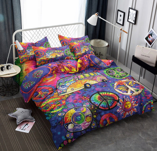 Hippie Peace Bus TL0611079T Bedding Sets