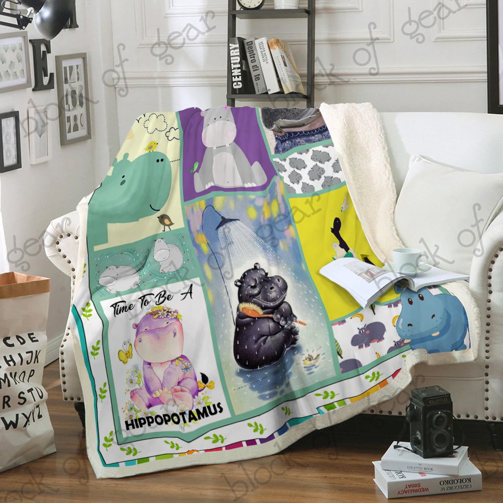 Hippo CL04100105F Sherpa Fleece Blanket