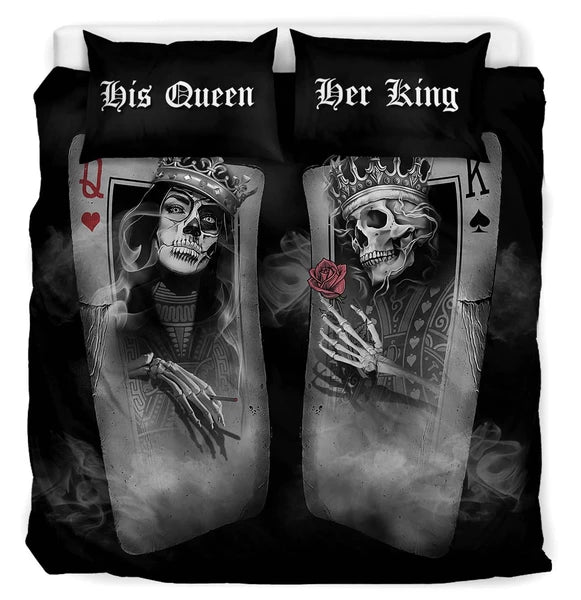 His Queen And Her King CL2100026MDB Bedding Sets