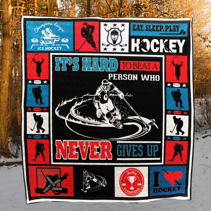 Hockey CL15100203MDQ Quilt Blanket