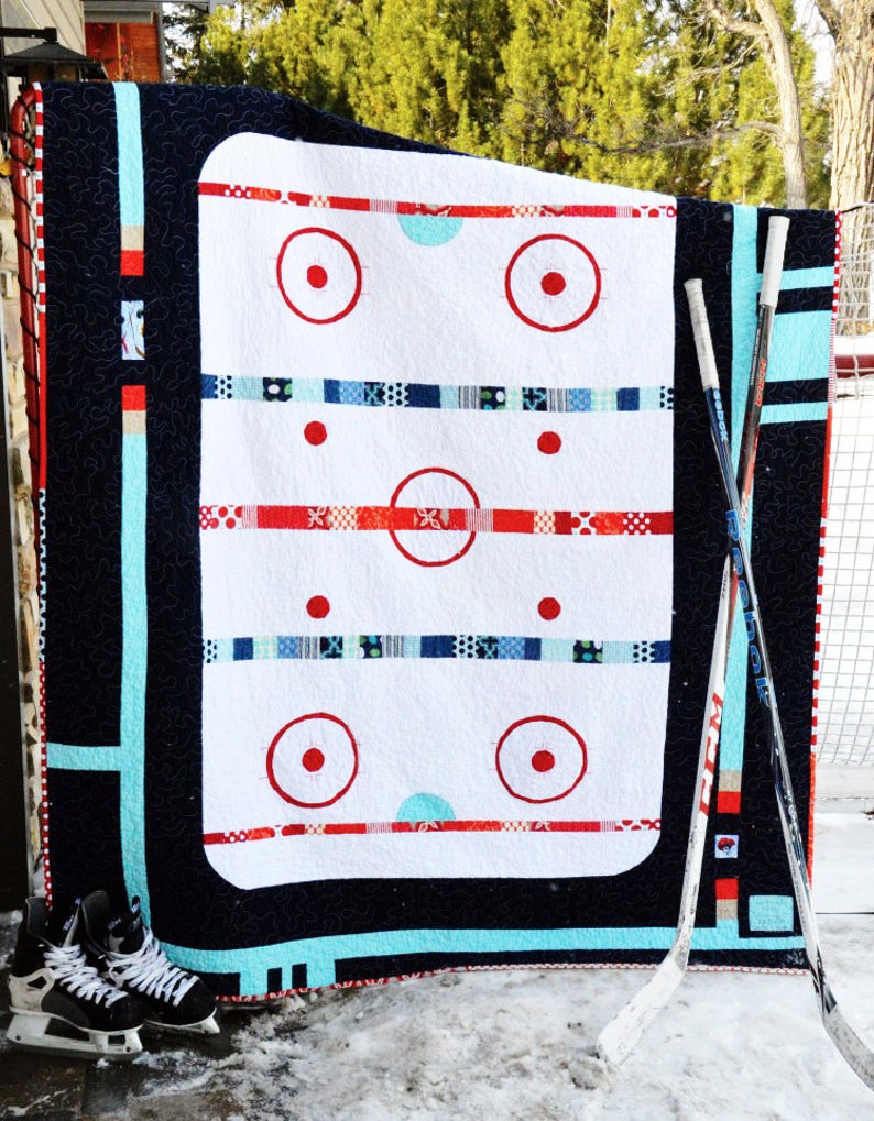 Hockey CLA0211554Q Quilt Blanket