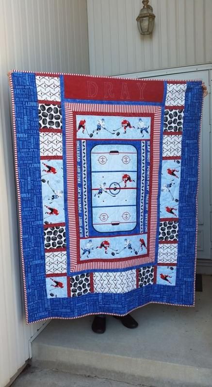 Hockey CLA1410324Q Quilt Blanket