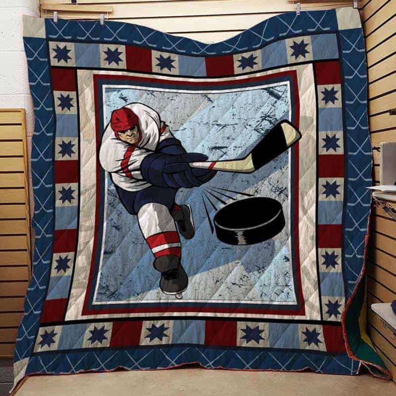 Hockey CLA1610392Q Quilt Blanket