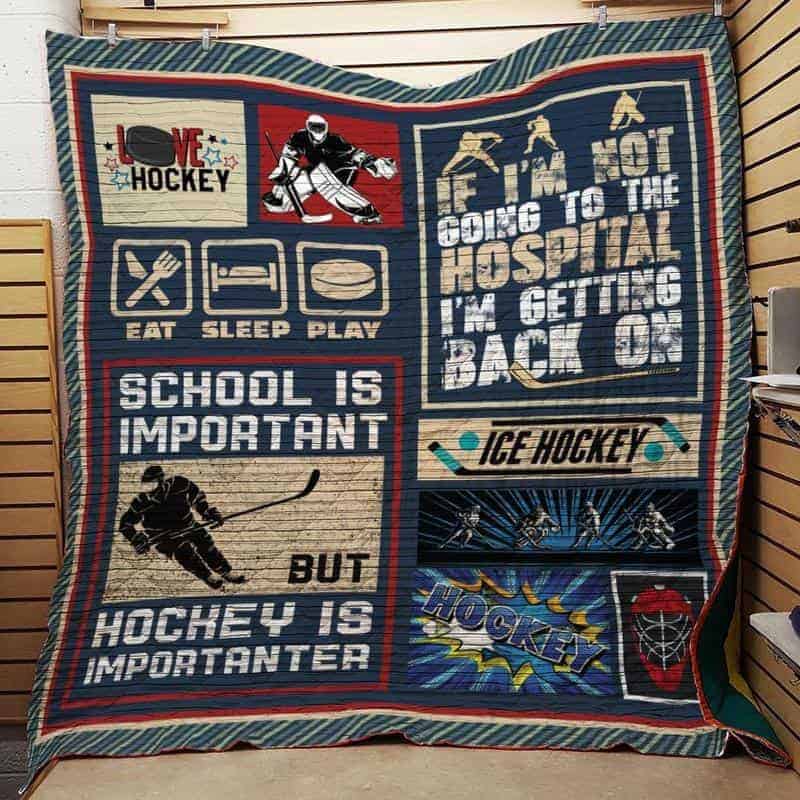 Hockey CLA1610398Q Quilt Blanket