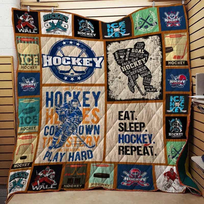 Hockey CLA1610408Q Quilt Blanket