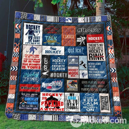 Hockey Is My Favorite Season NT290515 Quilt Blanket