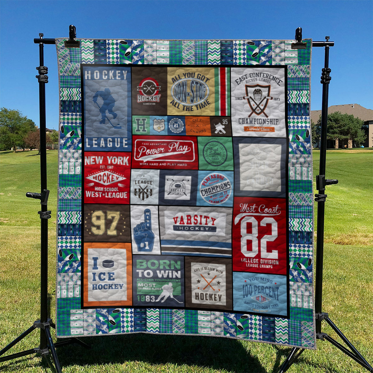 Hockey YH3010355 Quilt Blanket