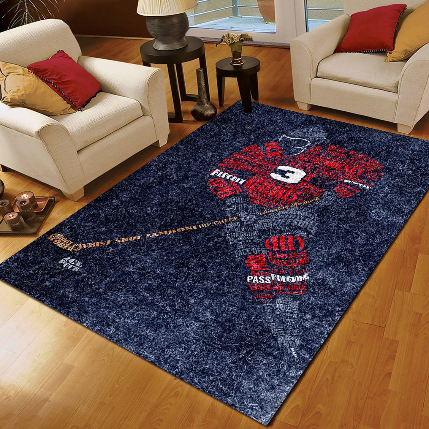 Hockey BL200839R Rug