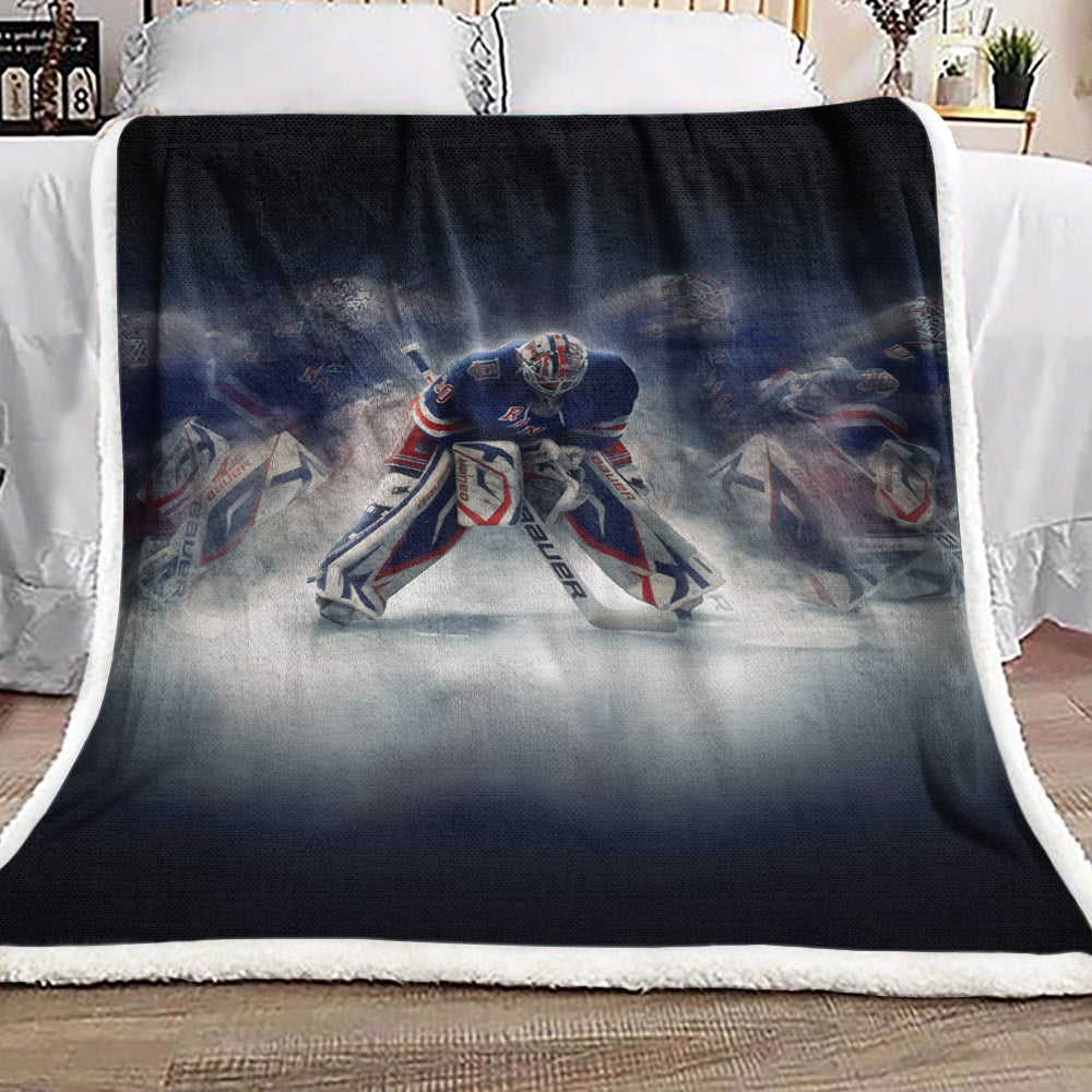 Hockey DD280994F Sherpa Fleece Blanket
