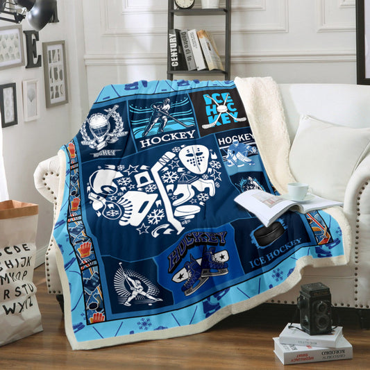 Hockey HM240822TT Sherpa Fleece Blanket