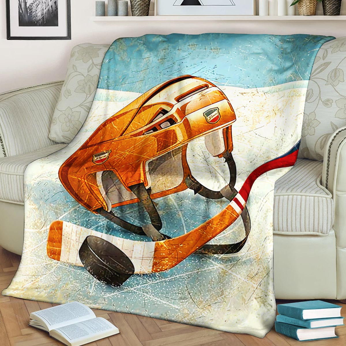 Hockey ML270825F Sherpa Fleece Blanket