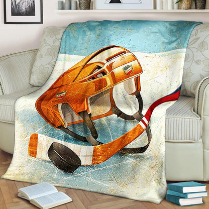 Hockey ML270825F Sherpa Fleece Blanket