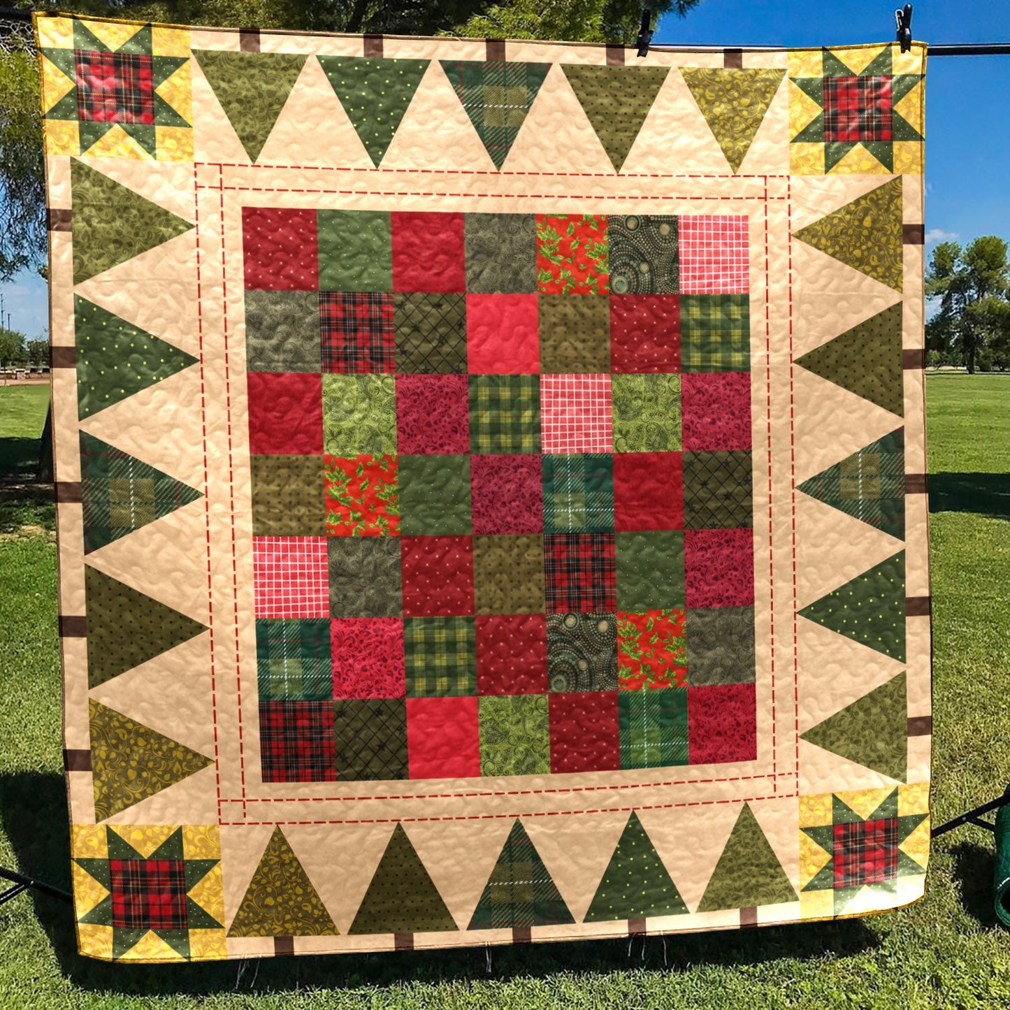 Holiday Games CLT0611137H Quilt Blanket