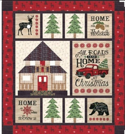 Holiday Lodge Deb Strain CLA1810320Q Quilt Blanket