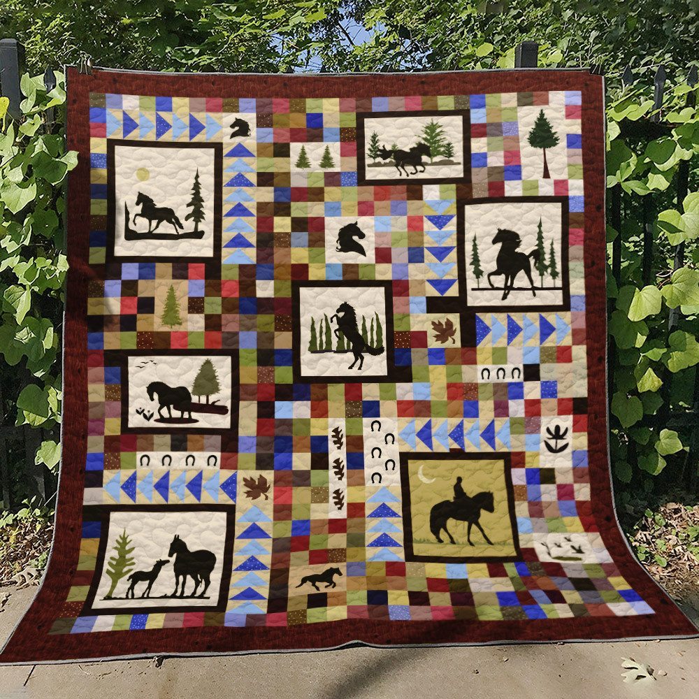 Horse BL120719 Quilt Blanket