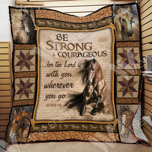 Horse CL15100208MDQ Quilt Blanket