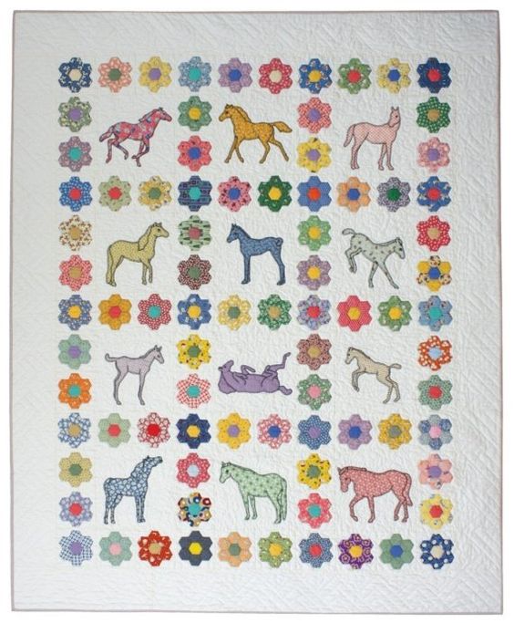 Horse CLA0511526Q Quilt Blanket