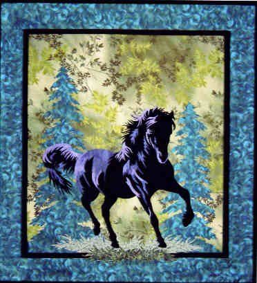 Horse CLA0710490Q Quilt Blanket