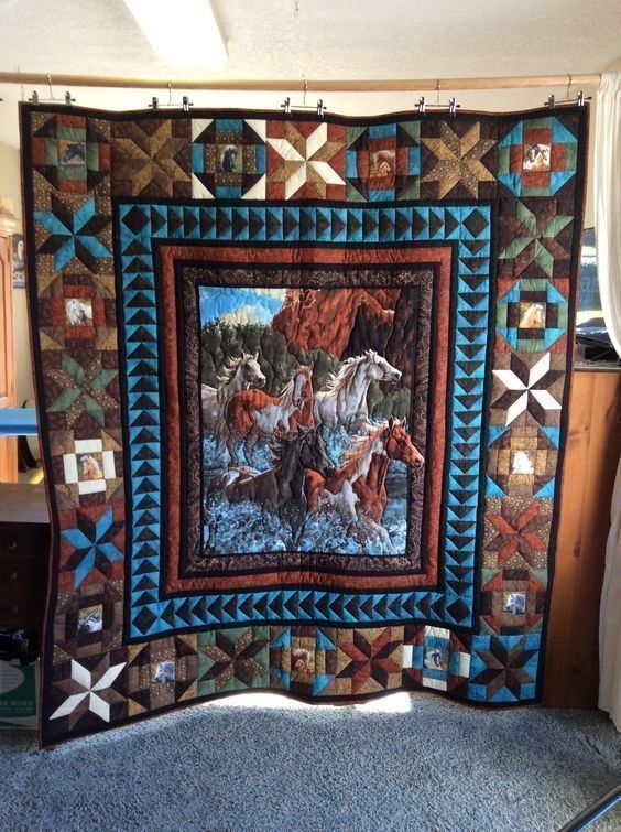 Horse CLA150632 Quilt Blanket