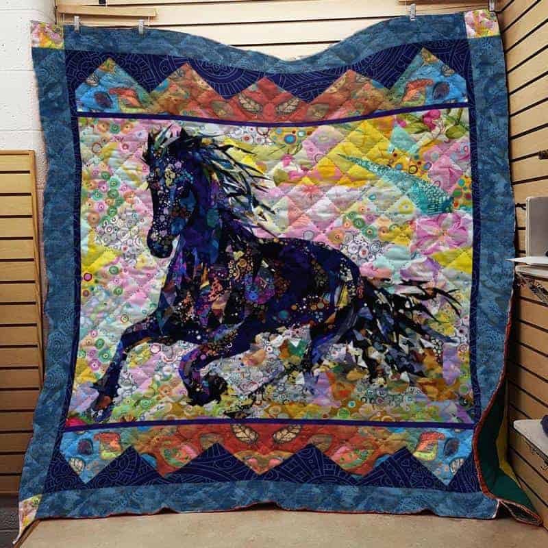 Horse CLA1610203Q Quilt Blanket