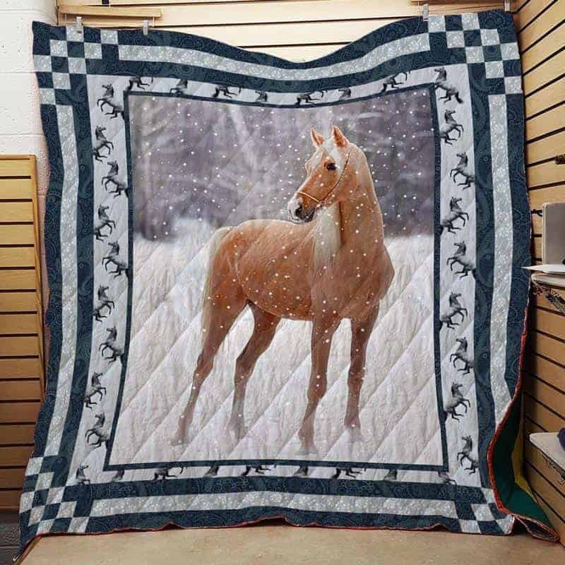 Horse CLA1610241Q Quilt Blanket