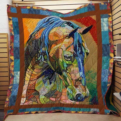 Horse CLH1111345Q Quilt Blanket