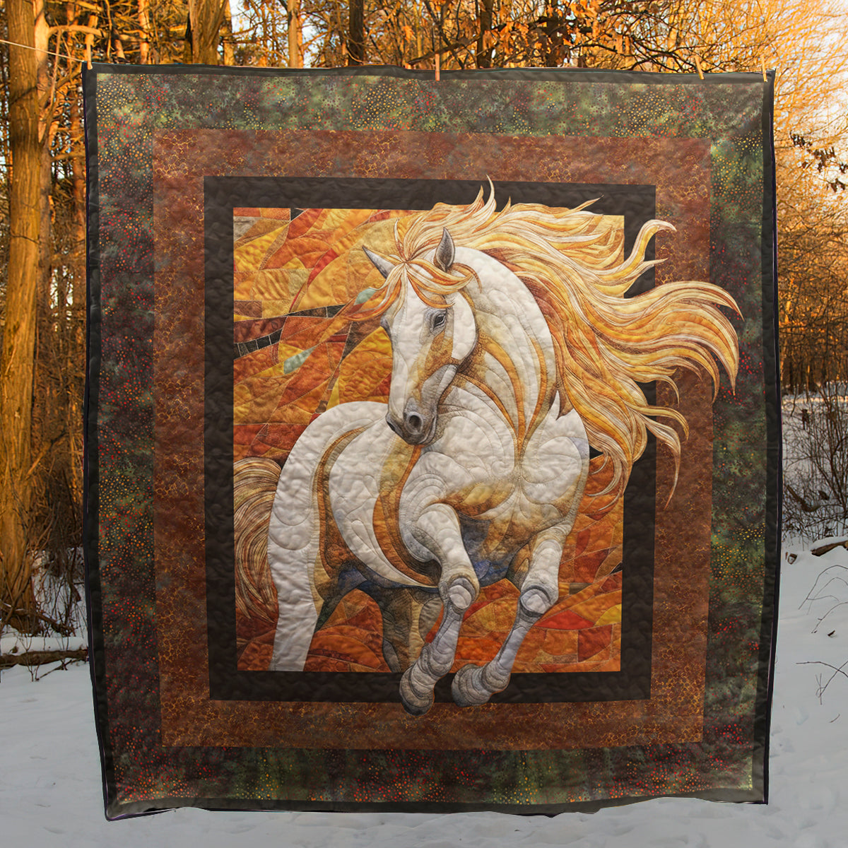 Horse CLM1410047 Art Quilt