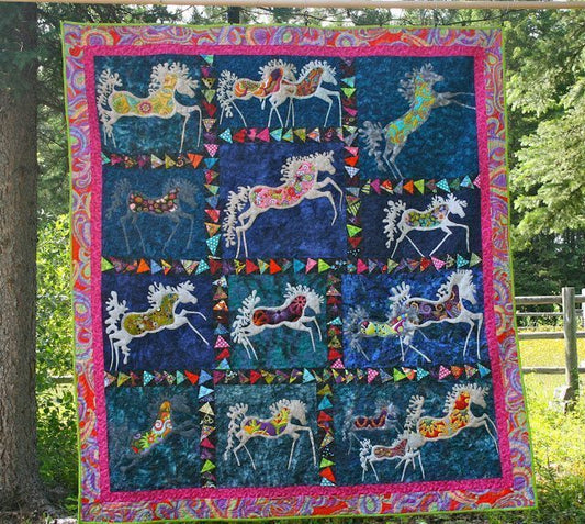 Horse CLM200668 Quilt Blanket