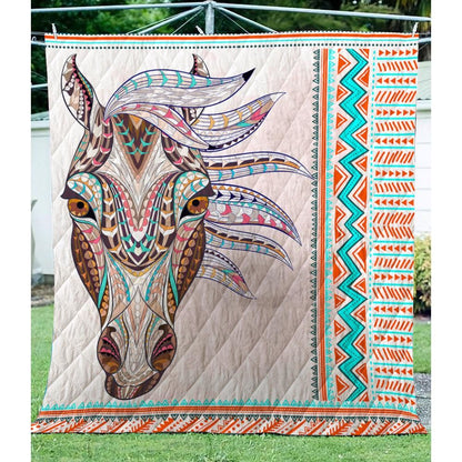 Horse For Horse Lovers CL05120214MDQ Quilt Blanket