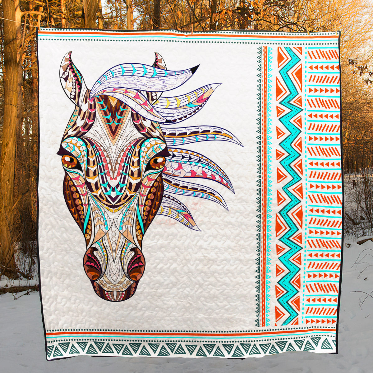 Horse For Horse Lovers CL05120214MDQ Quilt Blanket