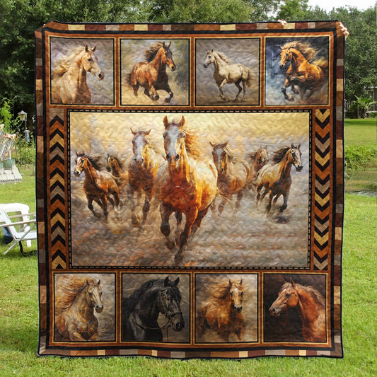 Horse God Says You Are ND291003 Art Quilt