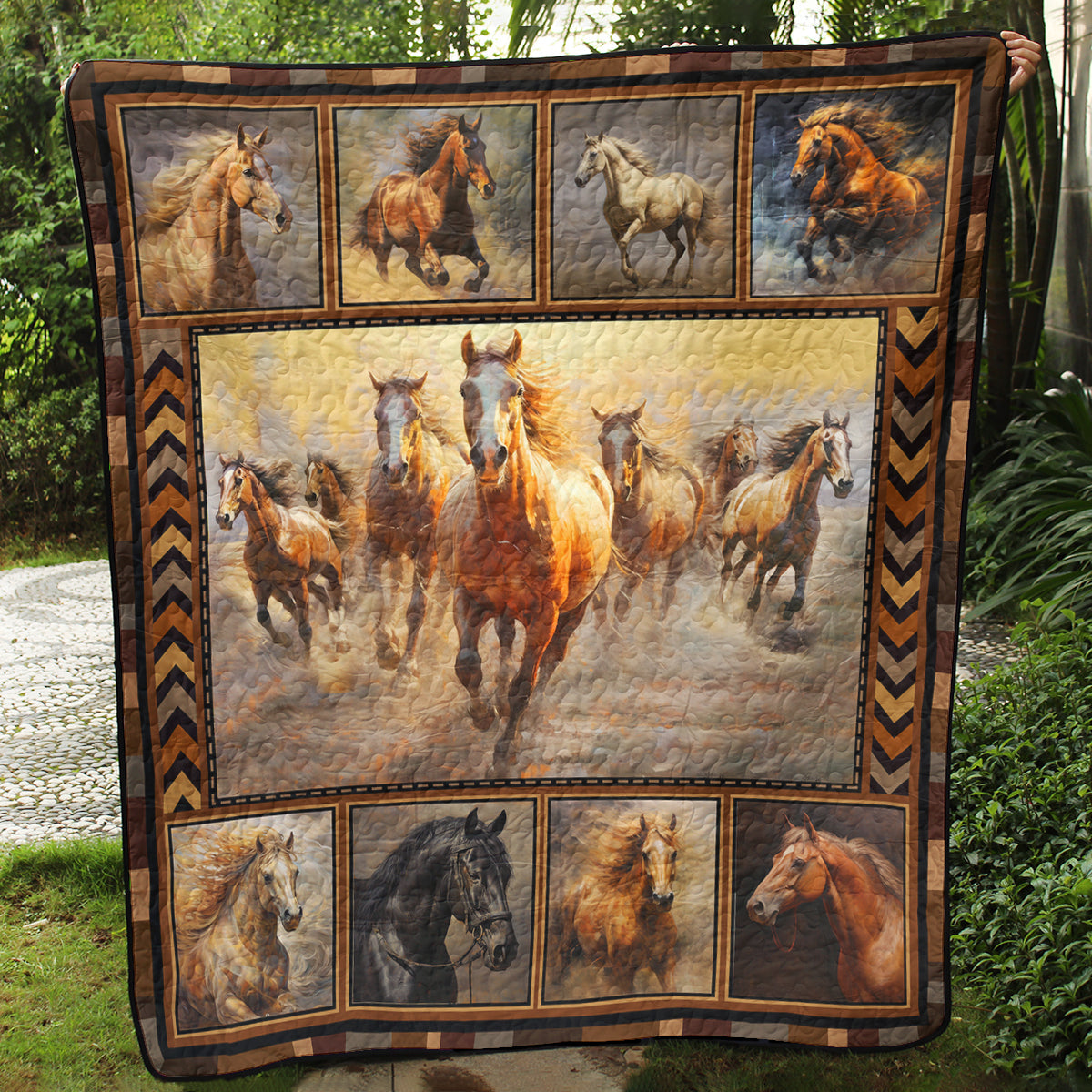 Horse God Says You Are ND291003 Art Quilt