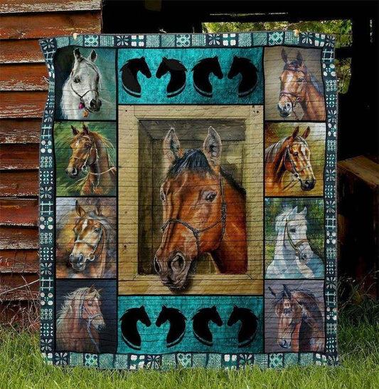 Horse MH100519 Quilt Blanket