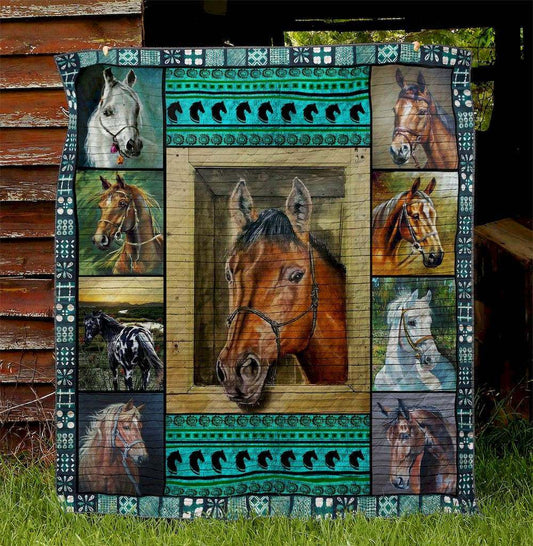 Horse MH110519 Quilt Blanket