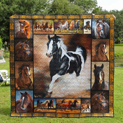 Horse MH110521 Quilt Blanket