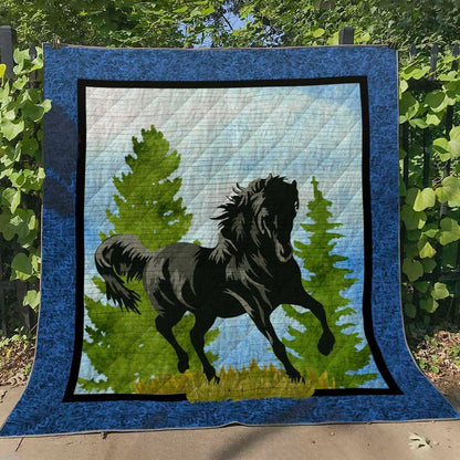 Horse ML030610 Quilt Blanket